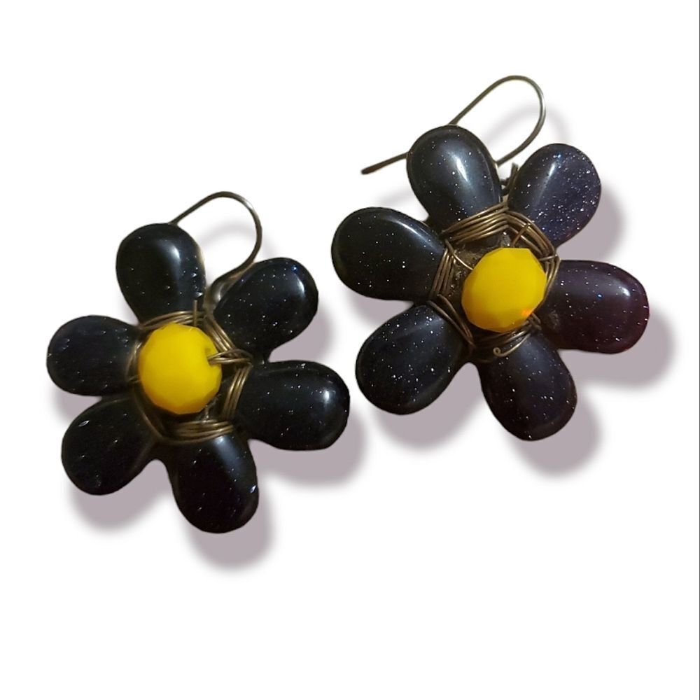 Flower earrings 